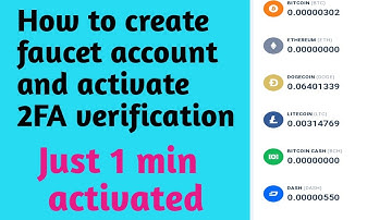 How to create faucet pay account tamil|earn money online
