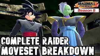 *NEW* GOKU BLACK \& ZAMASU RAIDER MOVESET BREAKDOWN! - Dragon Ball The Breakers Season 5