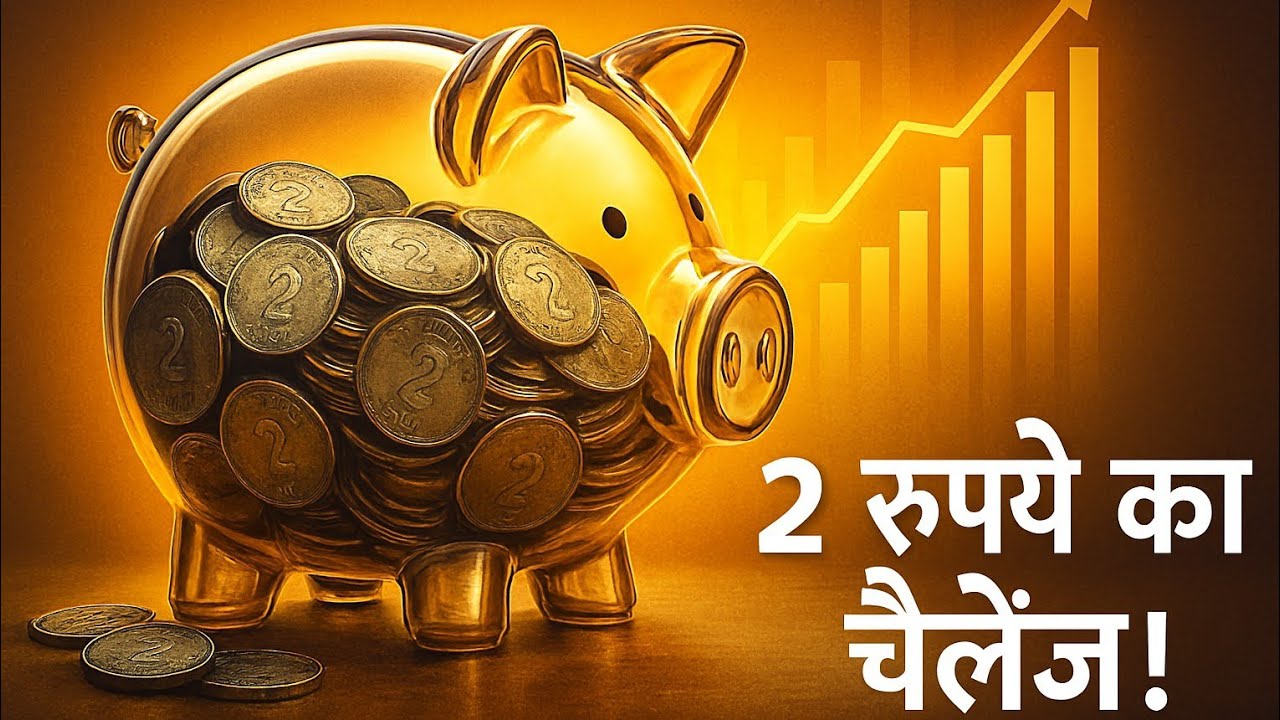 2 Rupees Saving Challenge: रोज़ ₹2 बचाकर ₹1,33,000 कैसे जमा करें? 😲💰 (Best for Click-through rate)