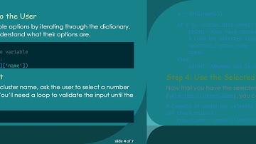 How to Use a Dictionary for User Input in Python
