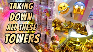 BEST CHOCOLATE TOWER GAME EVER!!!  FUN FOOD ARCADE VIDEO SEASON 2 #53