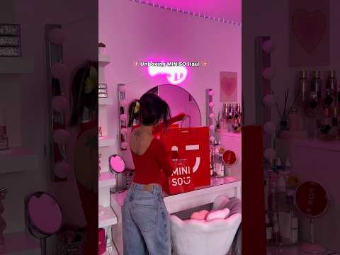 Unboxing MINISO Haul ✨❤️ #minisohaul #MINISOFrance #MINISOSaintAntoine