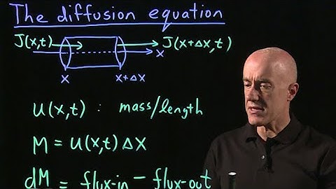 Diffusion equation | Lecture 52 | Differential Equations for Engineers
