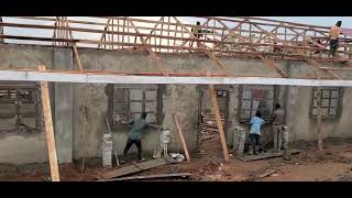Roofing for the classroom block at Namataba Primary School