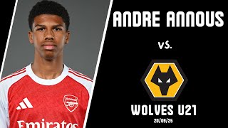 Andre Harriman-Annous vs Wolves U21 | Arsenal 3-2 PL2 Highlights (20/09/25)