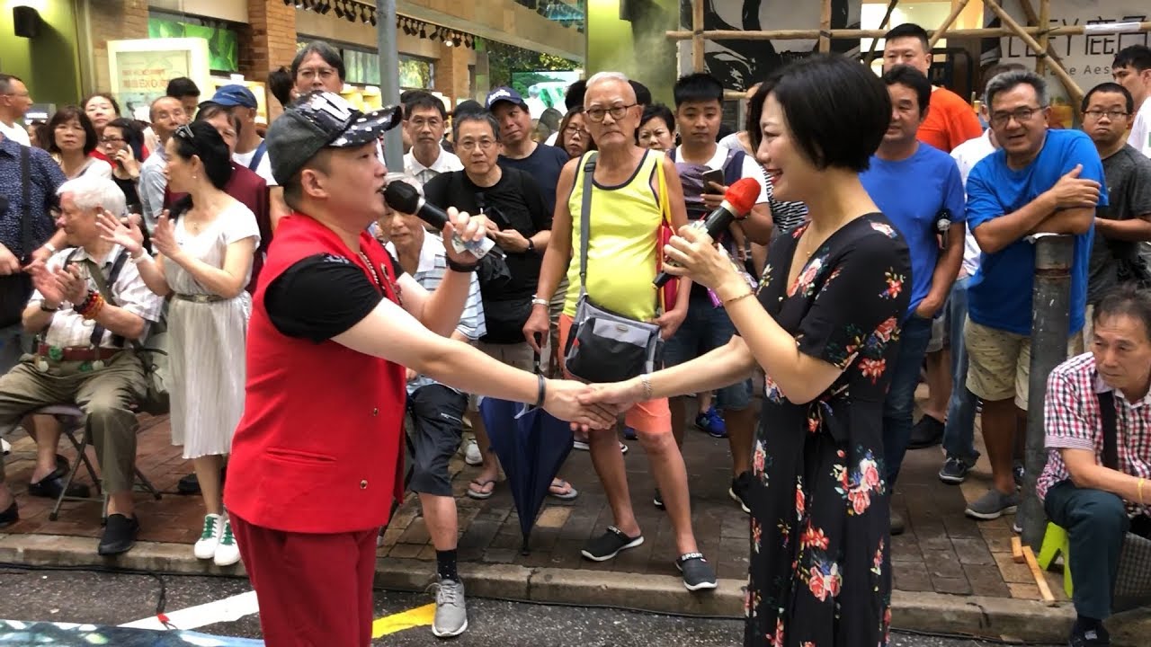 旺角羅文 (2018-07-14 18:10)~ 天后歌手Stacey Long龍婷(小龍女)唱 