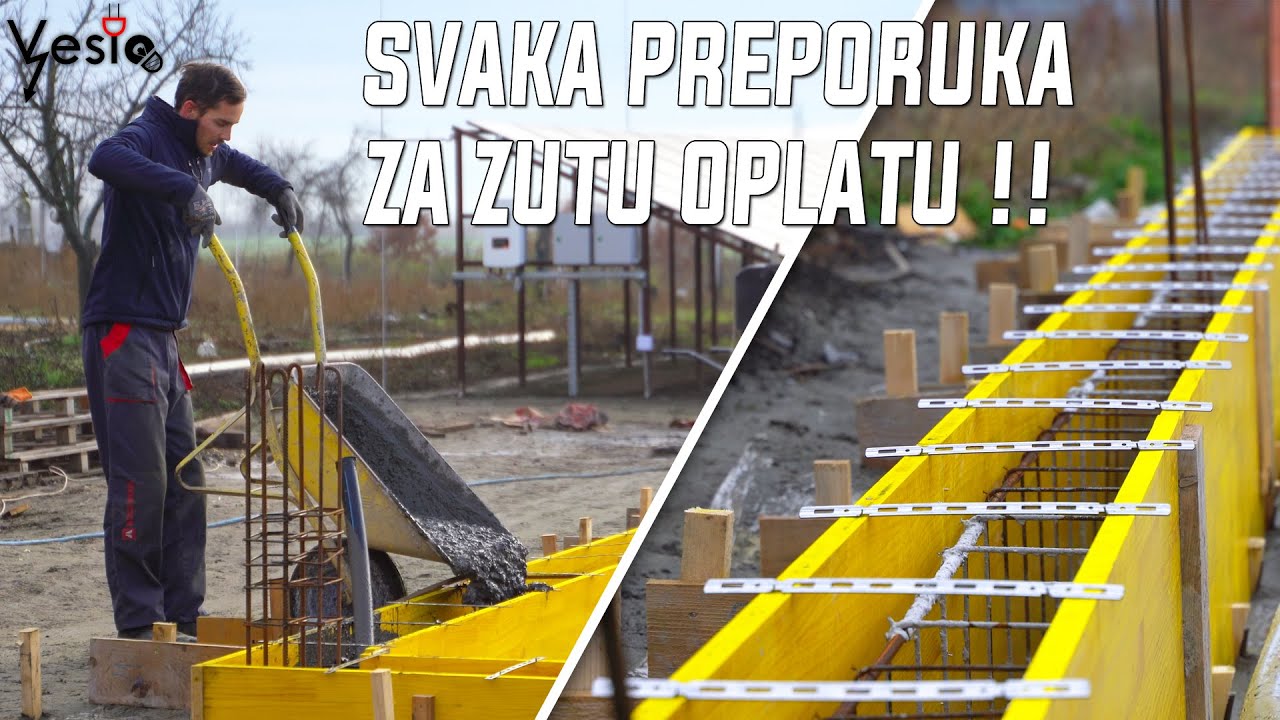 Salovanje i betoniranje temelja nikad lakse!!! Epizoda 4
