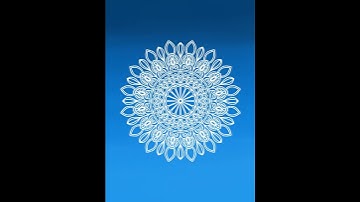 How to draw Digital Mandala using Android app | ibis Paint X Tutorial | Simple Mandala Tutorial |