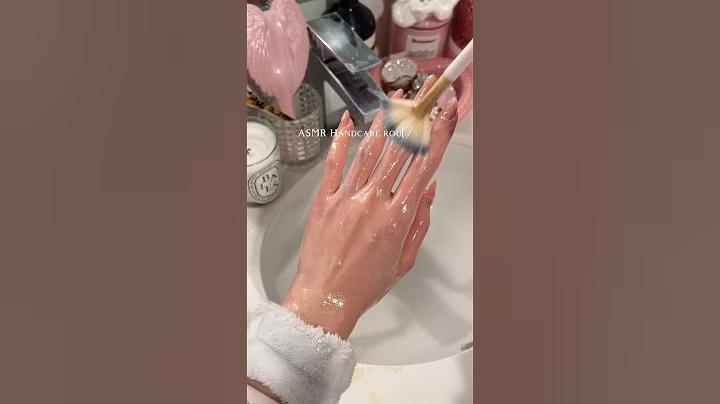 🧴☁️🐇ASMR Handcare routine #nailcare #facial #selfcareroutine #athomespaday #selfcare