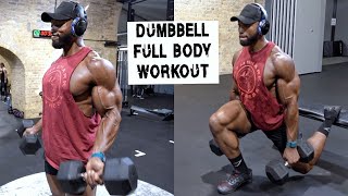 THE PERFECT DUMBBELL ONLY FULL BODY WORKOUT | Beginners & Advanced