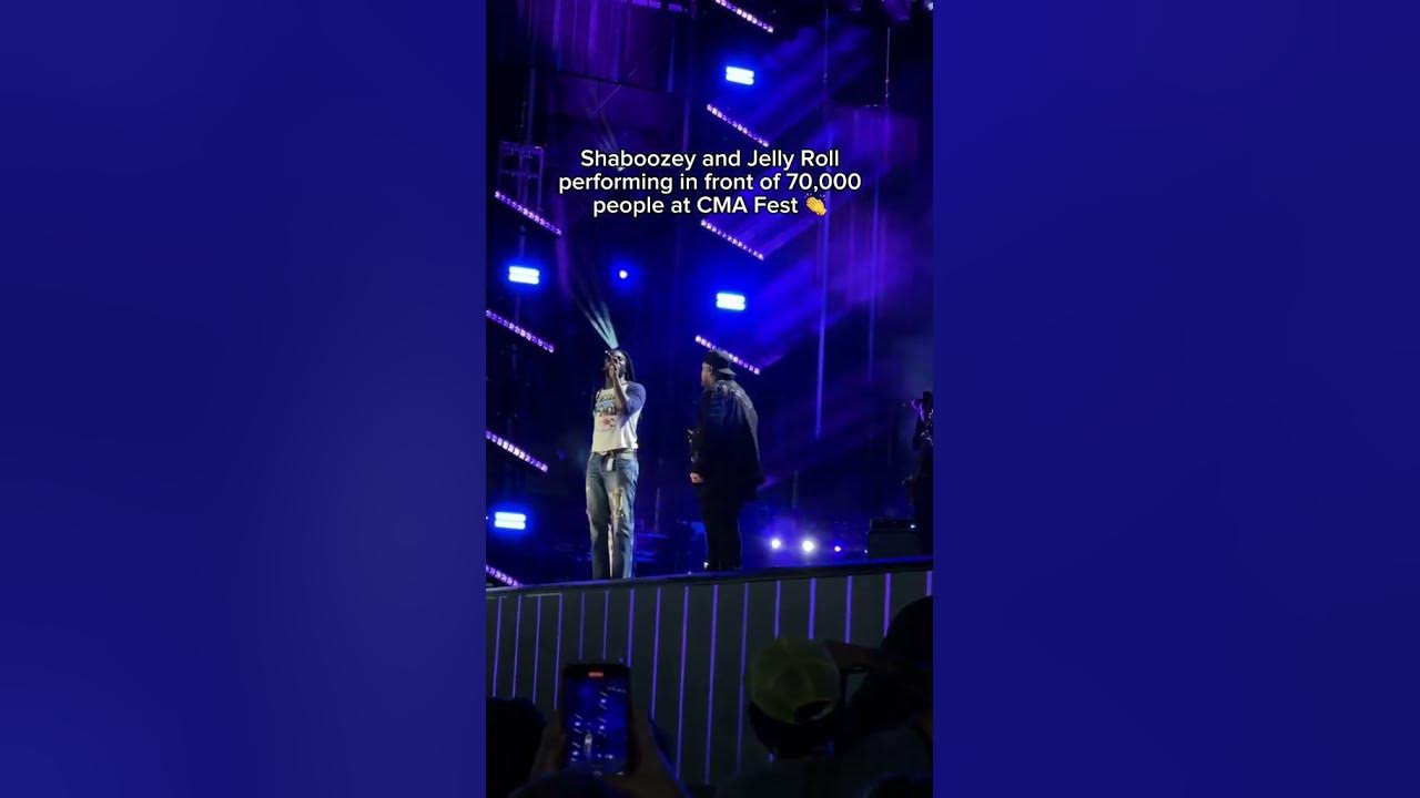 Shaboozey and Jelly Roll perform “Amen” in front of 70k+ people at CMA Fest 🔥
