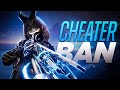Cheater gets destroyed and Banned mid-game.. (So bad..)