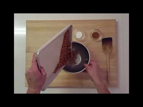 Thumbnail to launch Cinnamon & Sugar Roasted Chickpeas: Nourish Program video