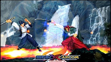 Kaede Vs. Moriya Minakata SNK X Capcom(SXC)IKEMEN GO