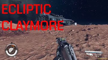 Starfield: ECLIPTIC CLAYMORE ON CURBEAM, ALPHA CENTAURI  (STARFIELD SHIP) (no commentary)