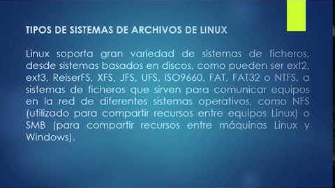Sistemas de Archivos Windows, Linux y Mac