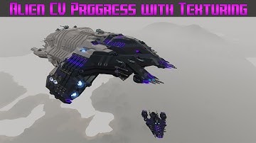 Empyrion Galactic Survival - Alien CV Texturing a small section