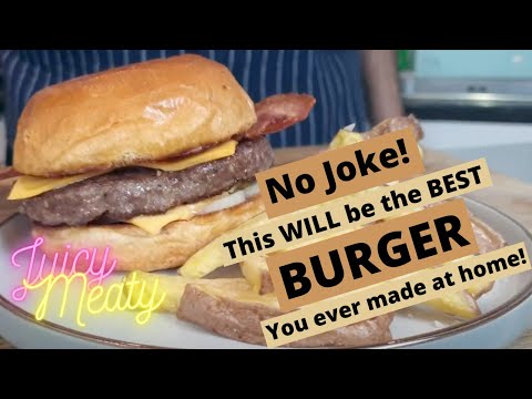 Burger - The Juiciest Delicious Burger Recipe
