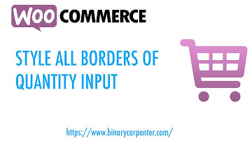 Style The Input Quantity Border And Buttons In WooCommerce
