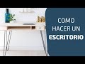 Como hacer un escritorio de diseño nórdico  [MUY FÁCIL] · 2018