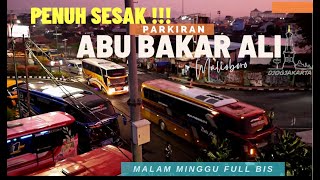 PENUH SESAK SAMPE JALAN!! HUNTING Bus di Parkiran ABU BAKAR ALI JOGJA  FULL BIS, GOKIL!