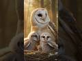 Mother Owl Saves Her Babies 😢🦉🔥 #owl #animals #shorts