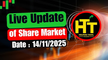 LIVE UPDATE FOR INDIAN SHARE MARKET - 14/11/2025