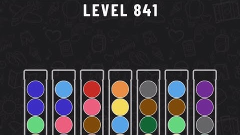 Ball Sort Puzzle Level 841 #ballsortpuzzle #ballsortpuzzlegameplay #puzzlegame #mobilegames