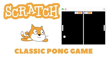 Classic Pong Game Scratch Code | Tutorial coding computer games for fun
