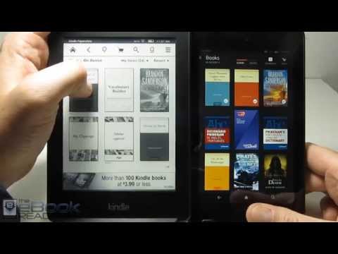 Comparaison vidéo Kindle Paperwhite contre tablette Fire