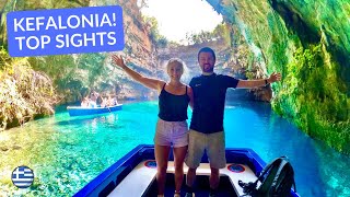 KEFALONIA GREECE Travel Vlog TOP SIGHTS - Lake MELISSANI, SAMI, DROGARATI Cave & ARGOSTOLI!
