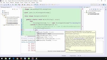 085 小猴子1024 Java基础视频 04 异常 使用try catch捕捉异常