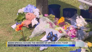 Warm Springs honors the memory of Officer Chris Fisher