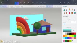 Paint 3D - Paisaje 3D | más tutoriales screenshot 4