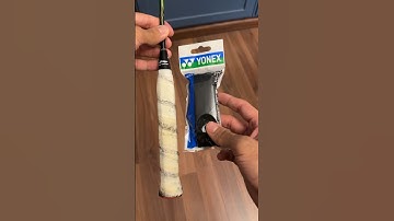 How to put a towel grip❓ #badminton