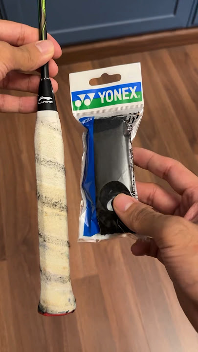 How to put a towel grip❓ #badminton