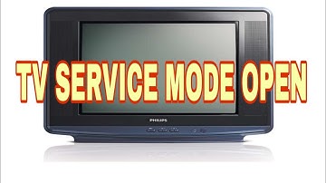 How to CRT TV service mode open.