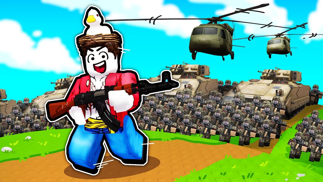 I built the STRONGEST ARMY in Roblox Mini War
