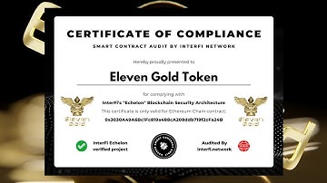 Eleven Gold - Completed a smart contract security audit by InterFi