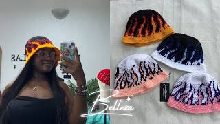 How I made the Flame Crochet Bucket Hat | Crochet Bucket Hat Tutorial