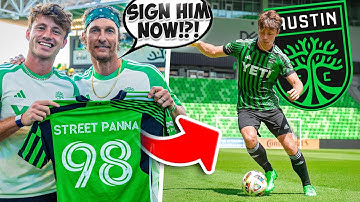 Matthew McConaughey Challenged me at Austin FC! Trial?