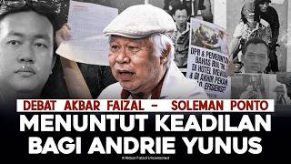 Faizalsoleman Ponto Grand Debate Demanding Justice For Andrie Yunus