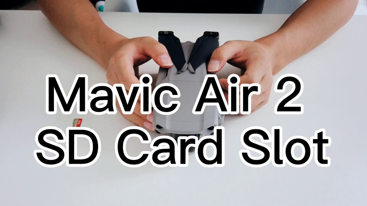 mavic air compatible sd card