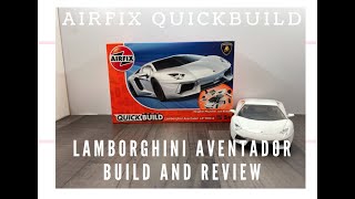 Quick Build - Maquette voiture de sport : Lamborghini Aventador White -  Airfix J6019