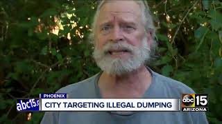 City of Phoenix cracking down on illegal dumping