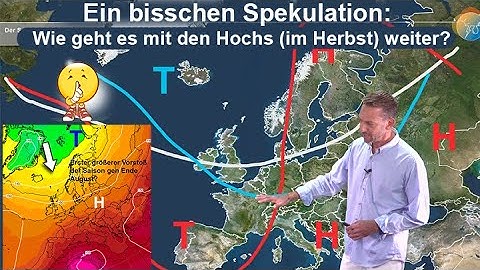Mittelfrist: August mit Hochdruck. Spekulation: Polarluftvorstoß Ende August? Hochs auch im Herbst?