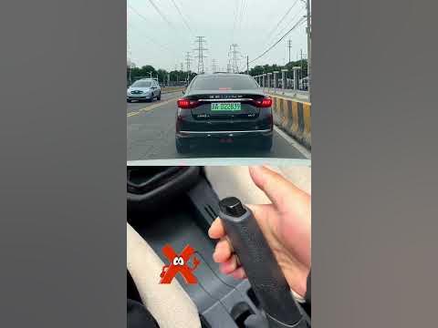 Proper use of the handbrake can extend the service life of your car. #