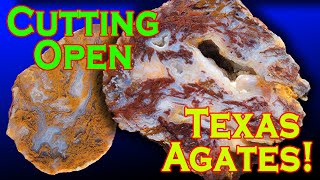 Cutting South Texas Agates - SURPRISES INSIDE!