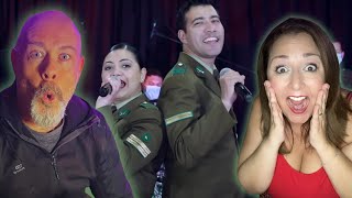 🎶¡Orfeón Nacional de CARABINEROS de CHILE revive los 80s! 🎤🎶 ¡Españoles ALUCINAN!😲🤯