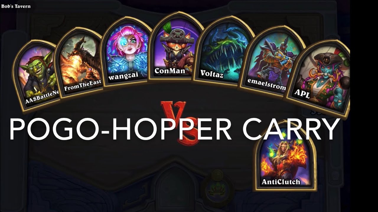 Pogo Carry!!! Hearthstone Battlegrounds AntiClutch YouTube